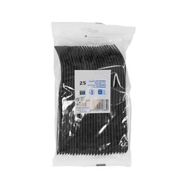 Tenedor Reutilizable PP Negro 17,5cm (1.000 Uds)