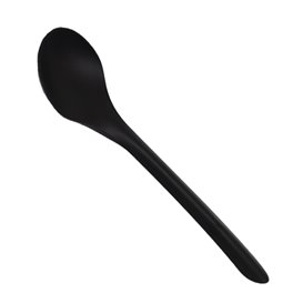 Cucharilla Postre Reutilizable PP Negra 12,4cm (1.000 Uds)