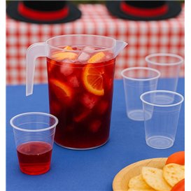 Jarra de Rebujito Plástico PP Transparente 1.000ml (10 Uds)