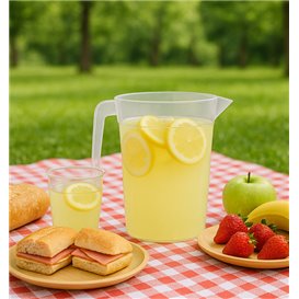 Jarra de Rebujito Plástico PP Transparente 1.000ml (120 Uds)