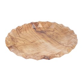 Plato de Cartón Kraft "Flower" Ø23cm 245g/m² (50 Uds)