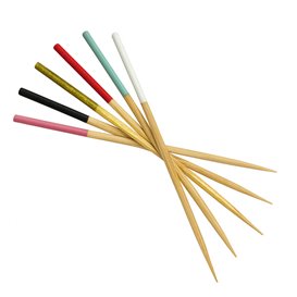 Pinchos de Bambú Punta Turquesa 7cm (300 Uds)
