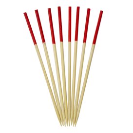 Pinchos de Bambú Punta Roja 7cm (300 Uds)