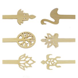 Pinchos de Bambú Árbol de la Vida 12cm en caja (50 Uds)