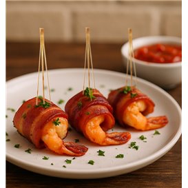 Pinchos de Bambú “Trident” 9cm en caja (1200 Uds)