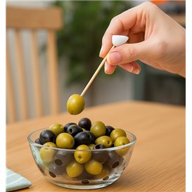 Pinchos de Bambú Concha 7cm (100 Uds)