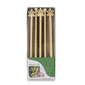 Agitador de Bambú “Bouddha 2” para Bebida 18cm (600 Uds)