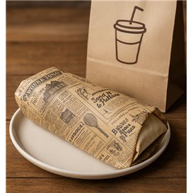 Envuelta Antigrasa Times Kraft 28x34cm (4.000 Uds)