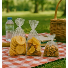 Bolsa de Polietileno Sin Cierre 7,5x20cm G-100 (100 Uds)