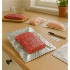 Bolsas de Vacío de 90 Micras Plata 170x250mm (100 Uds)