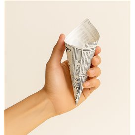 Cono de Papel Antigrasa Times 16cm 40g (2.000 Uds)