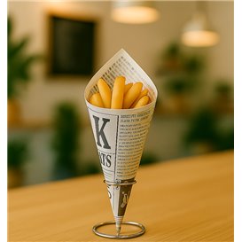 Cono de Papel Antigrasa Times 16cm 40g (2.000 Uds)