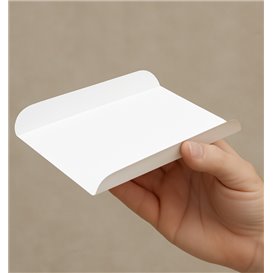 Bandeja de Cartón Blanco para Gofres 13,5x10cm (1500 Uds)
