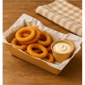 Tarrina Cartón Kraft para Salsas 75ml Ø7,3cm (1.000 Uds)