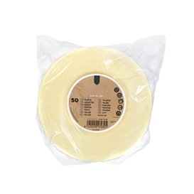 Plato de Madera Redondo Ø15,5cm (50 Uds)