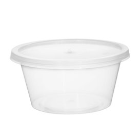 Tarrina Salsera PP Transparente con Tapa 60ml (100 Uds)