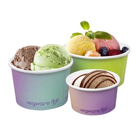 Tarrina de Cartón para Helado 4Oz/114ml (50 Uds)