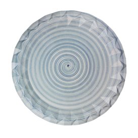 Plato de Cartón Impresión Cerámica "Bali" Ø23cm 345g/m² (450 Uds)