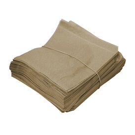 Bolsa Papel Antigrasa Abierta 2L Kraft 15x15cm (250 Uds)