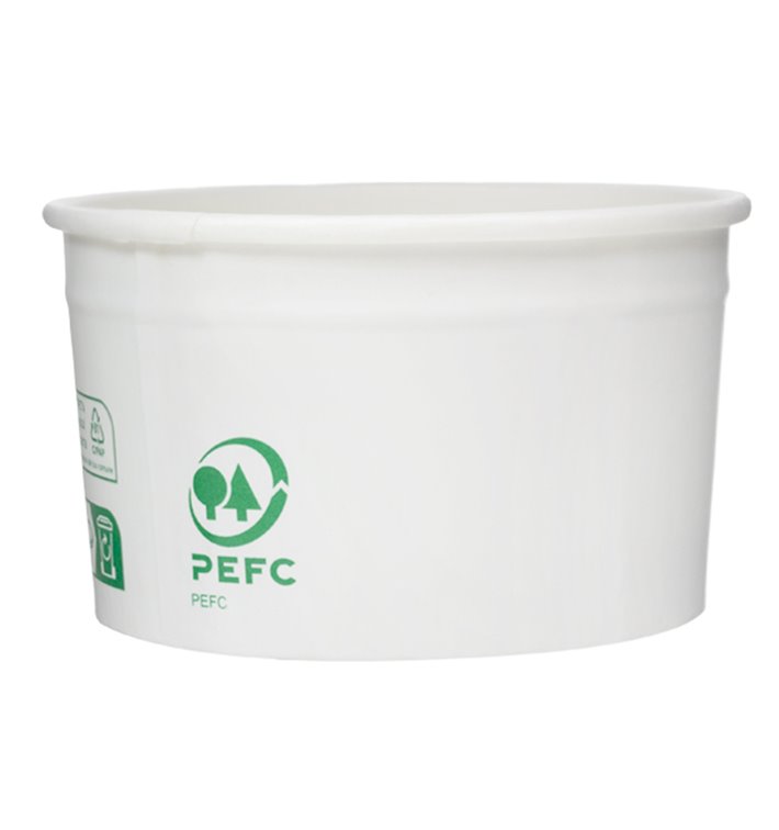 Tarrina de Cartón para Helados Ecológica 100ml (2600 Uds)