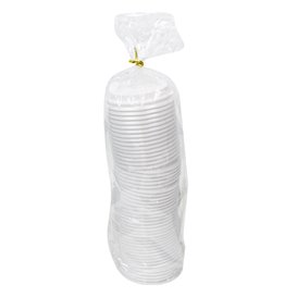 Tapa SIP de PS para Vaso Cartón Blanca Ø7,3cm (50 Uds)