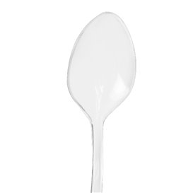 Cuchara degustación Reutilizable PS Transparente 10 cm (100 Uds)