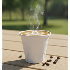Vaso de Plástico PP Reutilizable Blanco 80ml (4800 Uds)