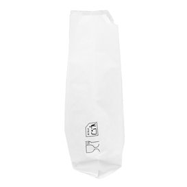 Bolsa de Papel Blanca 12+6x20cm (250 Uds)