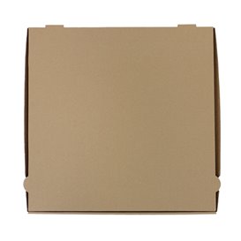 Caja de Cartón para Pizza Kraft 40x40x4cm (50 Uds) Caja de Cartón para Pizza Kraft 40x40x4cm (50 Uds)