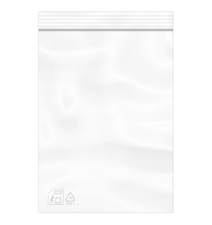 Bolsa ZIP con Cierre a Presión 16x22cm G200 (100 Uds)