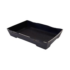 Envase para Sushi de Cartón Negro 12x6,2cm (12 Uds) Envase para Sushi de Cartón Negro 12x6,2cm (12 Uds)