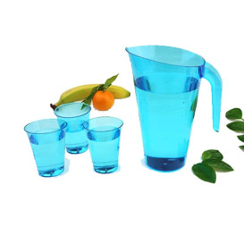 Jarra Plástico Turquesa Reutilizable 1.500 ml (1 Unidad)