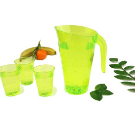 Jarra Plástico Verde Reutilizable 1.500 ml (1 Unidad)