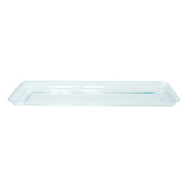 Bandeja Plastico Degustacion Water Green 6,5x19 cm 