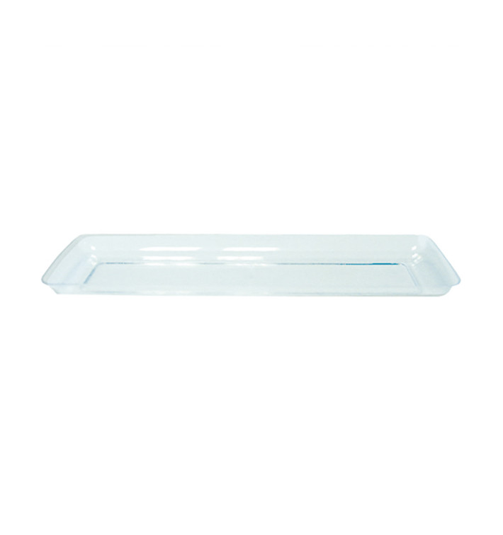 Bandeja Plastico Degustacion Water Green 6,5x19 cm 