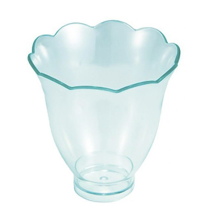 Vaso Catering Degustacion Pétalo Verde Transp. 6,2cm 70ml 