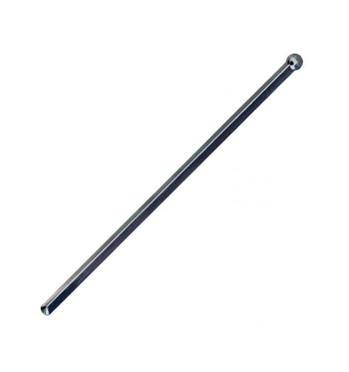 Agitador para Bebidas de Plástico Plateado 150mm 