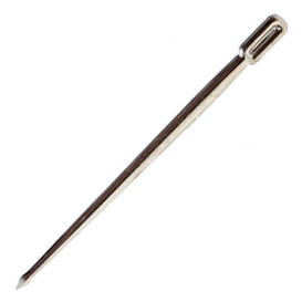 Agitador para Bebidas de Plástico Plateado 85mm 