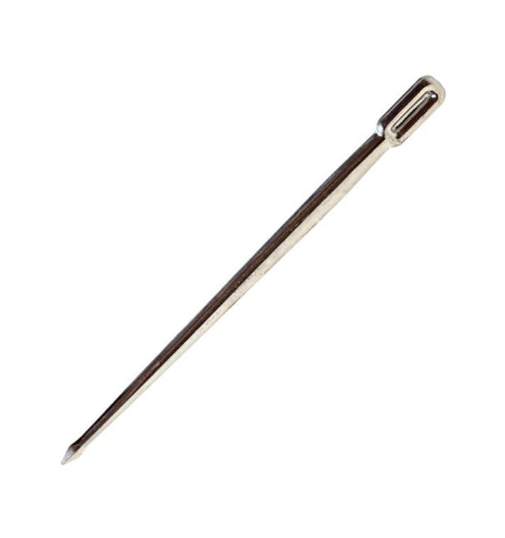 Agitador para Bebidas de Plástico Plateado 85mm 