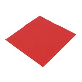 Servilleta Airlaid Rojo 40x40cm (50 Uds)