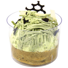 Vaso de Plastico Catering Degustacion Transp. 7,8x5,8cm 