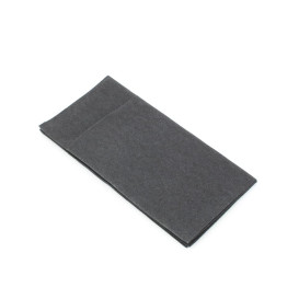 Servilleta Kanguro Airlaid Negro 40x40cm (25 Uds)