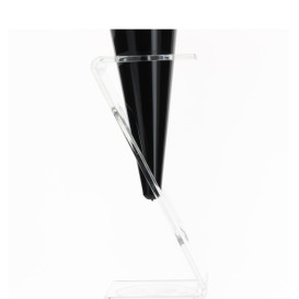 Stand de Plastico para Copas 1 Hueco Transp. (2 Uds)