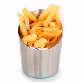 Vaso de  Degustacion Acero 10,5x6,5x8,5cm(1 Uds)