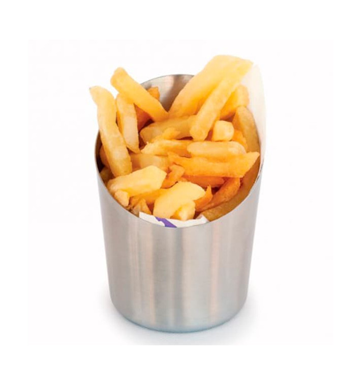 Vaso de Degustacion Acero 10,5x6,5x8,5cm(1 Uds) Vaso de Degustacion Acero 10,5x6,5x8,5cm(1 Uds)