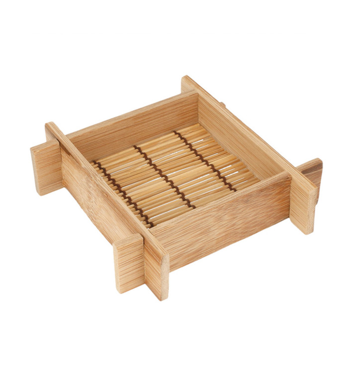Bandeja de Bambu 12x12x3cm 