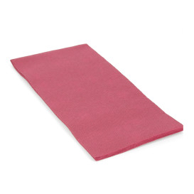 Servilleta Papel 1/8 40x40cm Burdeos Punta-Punta (50 Uds)