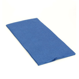 Servilleta Papel 1/8 40x40cm Azul Punta-Punta (50 Uds)