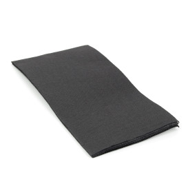 Servilleta Papel 1/8 40x40cm Negro Punta-Punta (50 Uds)