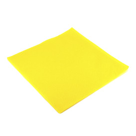 Servilleta Papel 40x40cm Amarilla Punta- Punta (50 Uds)